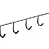 CUIER HETTICH 5 CÂRLIGE 350x52x35mm NEGRU OŢEL -
