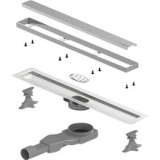 Rigolă duș Flat Linear cu grătar inclus 400 mm - Img 2