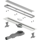 Rigolă duș Flat Linear cu grătar inclus 400 mm - Img 2