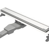 Rigolă duș Flat Linear cu grătar inclus 400 mm