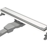 Rigolă duș Flat Linear cu grătar inclus 400 mm