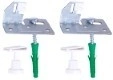 Suporti fixare calorifer otel 2buc/set
