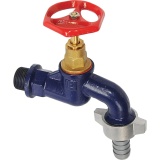 Robinet dublu serviciu Everpower ION-RA12/34, pentru exterior/gradina, 1/2"x3/4", cu stut port furtun, fonta