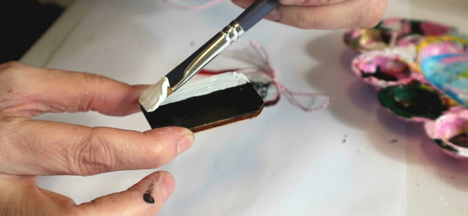 Tutorial Pandantive ∣ Mărțișoare ∣ Tehnica Crăpării pe placaj