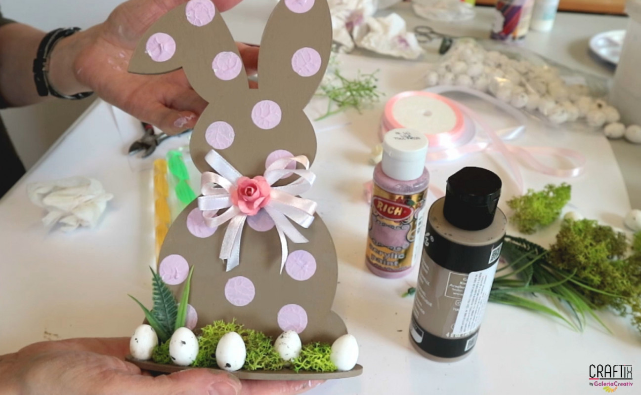 Tutorial Iepure de Paște ∣ Decorațiune din MDF