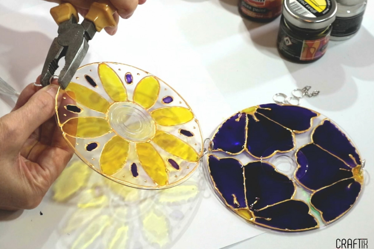 Reciclează creativ CD-uri vechi ∣ Decorațiune DIY