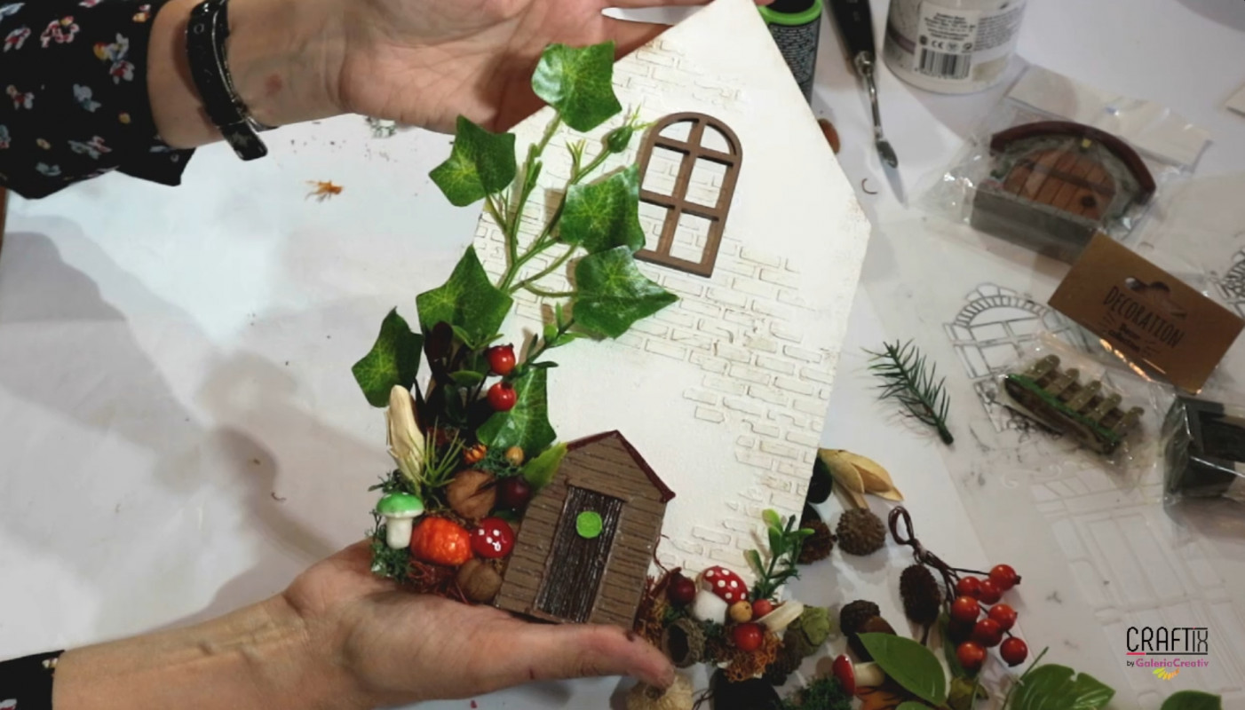 Tutorial decorare Căsuță din placaj ∣ DIY Toamnă Creativă