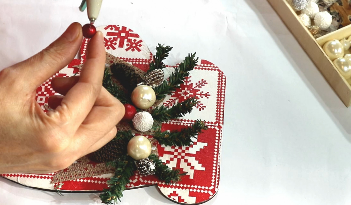 Tutorial Mănușa lui Moș Crăciun ∣ Decorațiune Handmade
