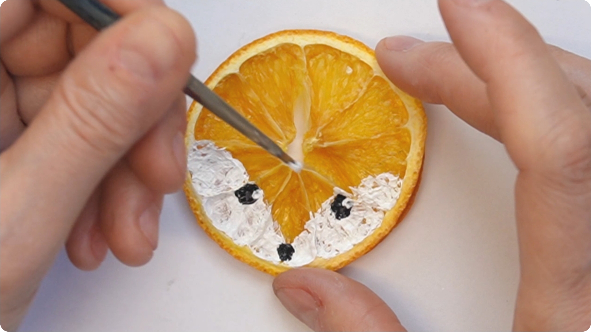 Vulpiță din felie de portocală – decorațiune naturală de Crăciun (Tutorial DIY)