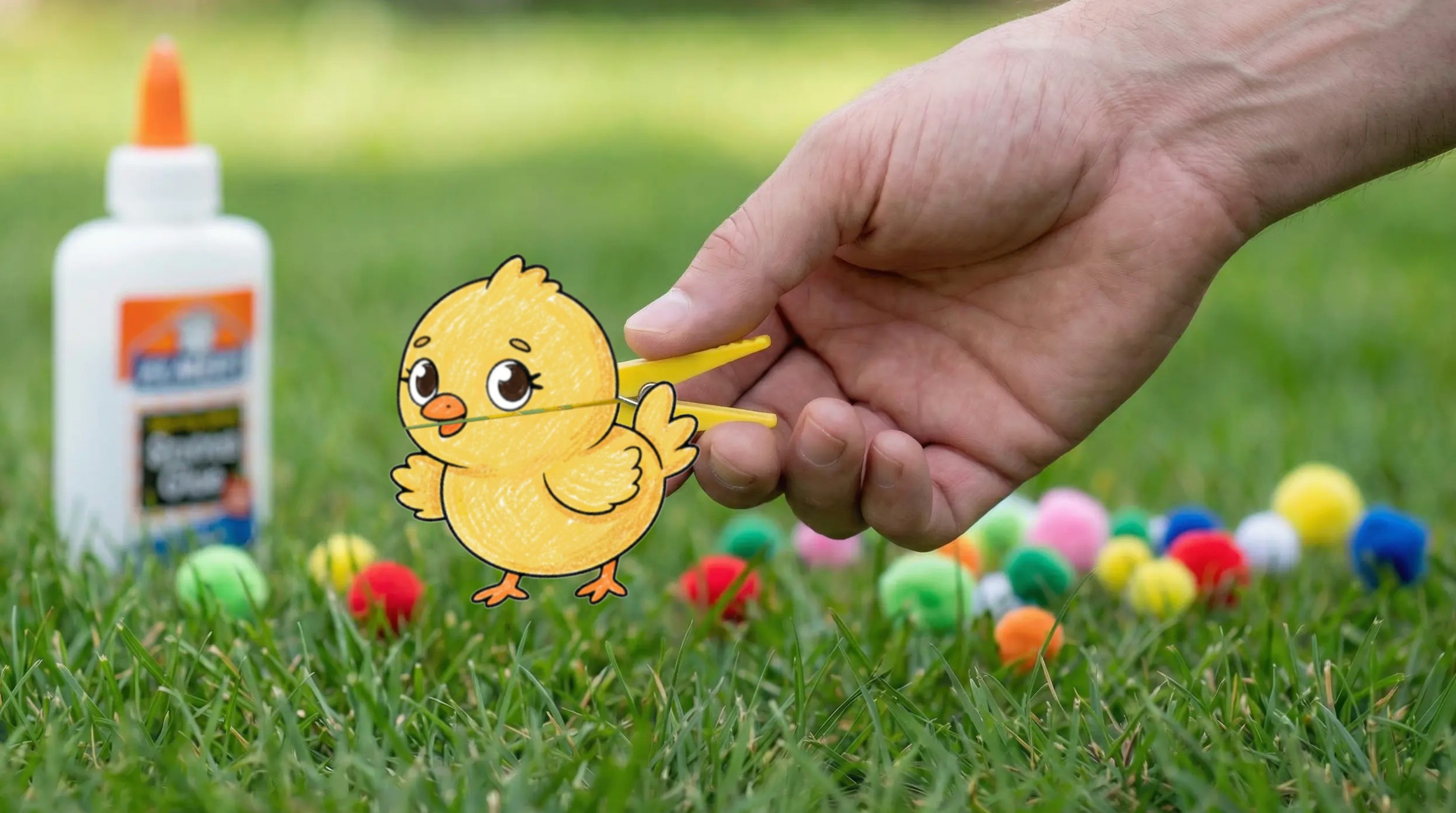 Activitate creativă pentru copii: Puișor vorbăreț