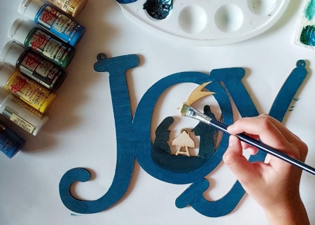 Cum sa aduci atmosfera Craciunului in casa ta: decoratiune Joy cu scena Nasterii
