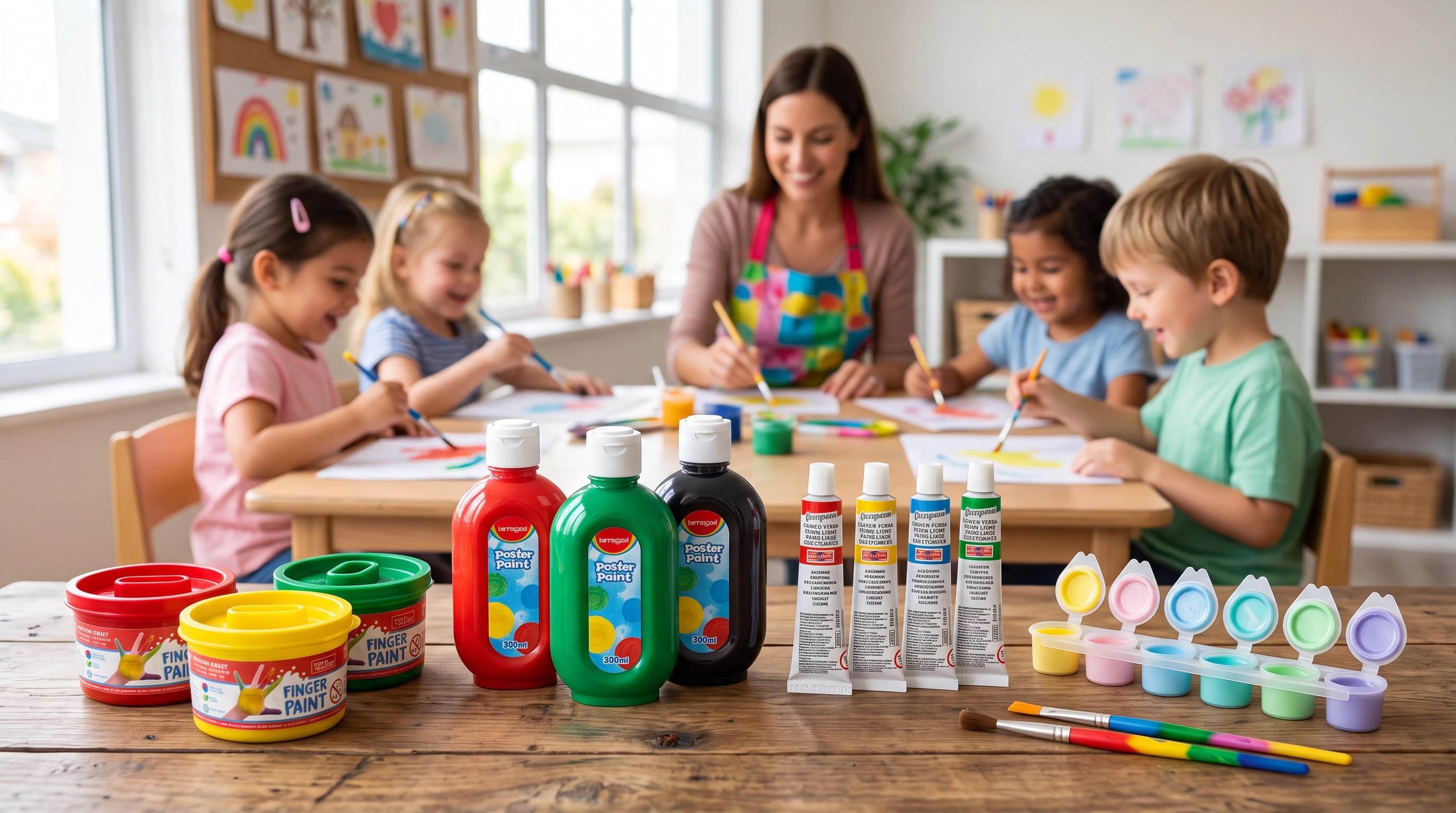Tempera școlară – de ce este alegerea ideală pentru activitățile creative din grădiniță și școala primară?
