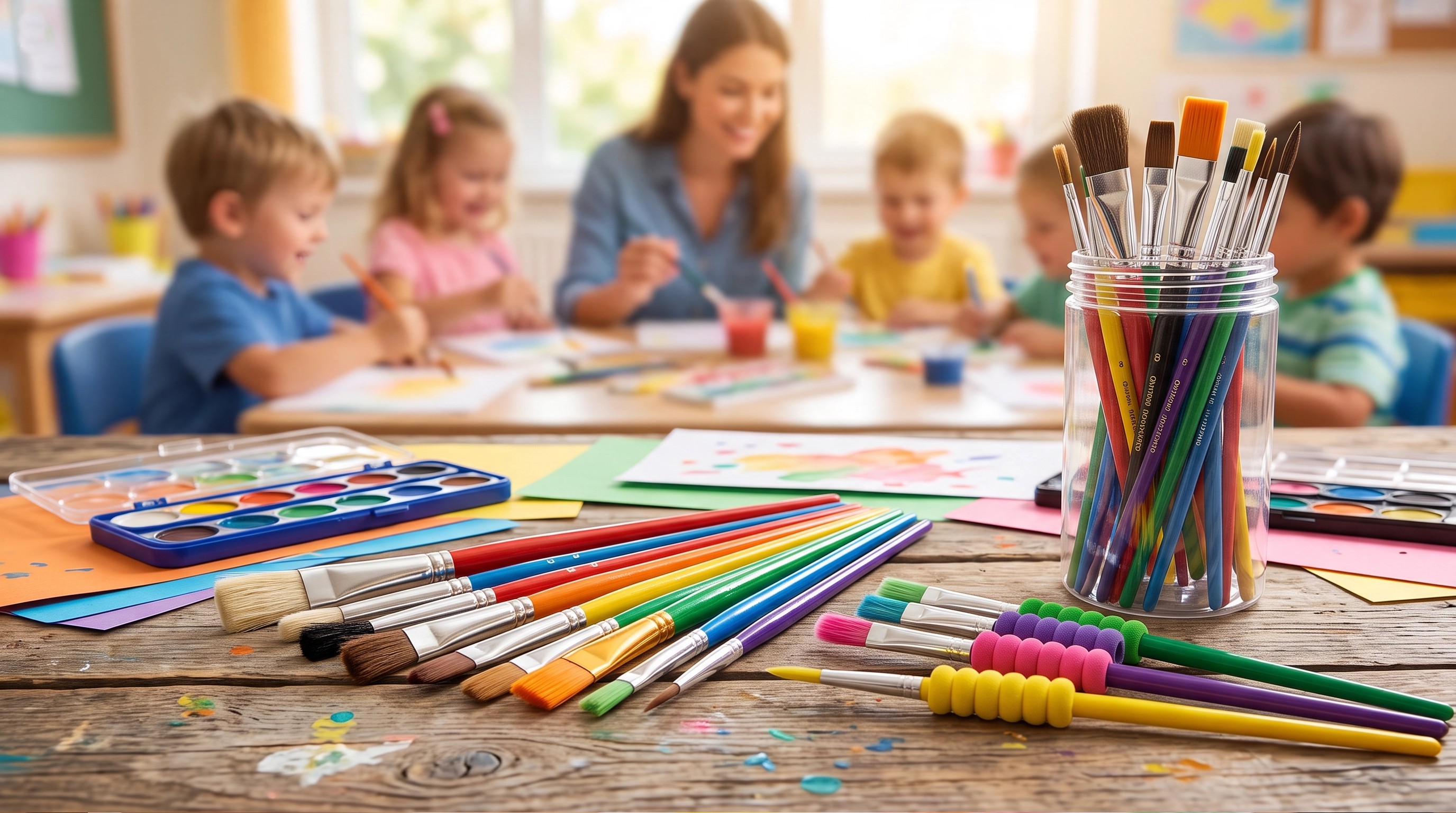 Pensule școlare – cum alegi pensula potrivită pentru fiecare activitate creativă?