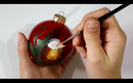 Cum să pictezi pe un glob de sticlă