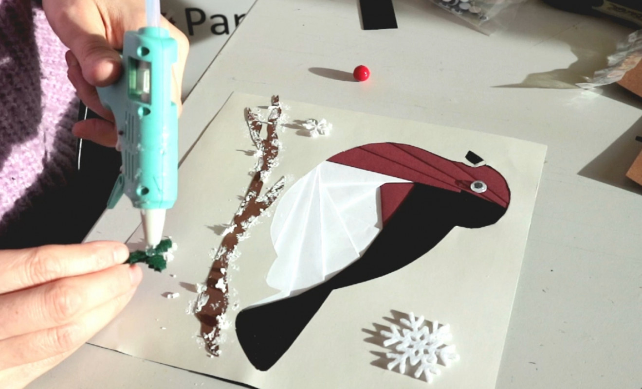 Tutorial: Iris Folding ∣ Tablou Pasăre