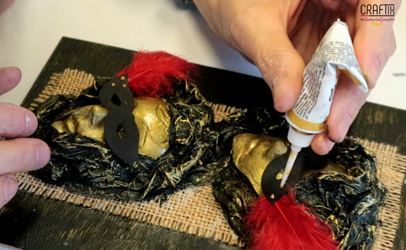 Cum se face ∣ Papier Mache ∣ Tablou Măști de Carnaval ∣ DIY