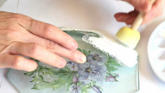 Tutorial Tehnica Crăpării ∣ DIY Platou decorativ