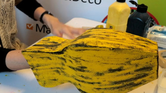 Cum să creezi o vază din carton mucava ∣ DIY Vază decorativă ∣ Papier Mache