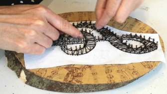 Tutorial String Art ∣ DIY Tablou Cheia Sol