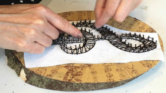 Tutorial String Art ∣ DIY Tablou Cheia Sol