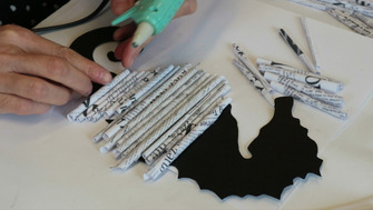 Tutorial Tablou din hârtii rulate I DIY Art