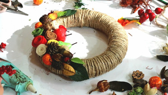 DIY Coroniță de Toamnă ∣ Atelier Creativ