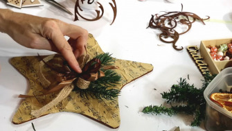 Decorează o Steluță din placaj ∣ Tutorial Deco Handmade de Crăciun