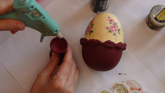 Cum să decorezi un ou din polistiren ∣ Decorațiune Paști DIY