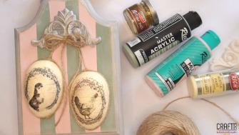 Decorațiune de Paște ∣ DIY Mixed Media