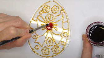 Cum să pictezi un ou din plexiglas ∣ Decorațiune de Paști
