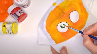 Cum să pictezi o șapcă ∣ DIY Pictură pe textile