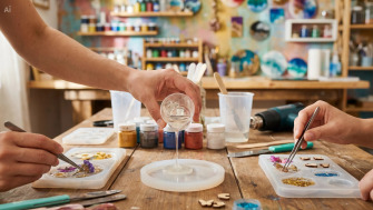 Rășina epoxidică în proiecte Art & Craft – ghid complet pentru rezultate curate și fără bule