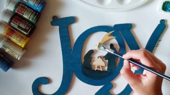 Cum sa aduci atmosfera Craciunului in casa ta: decoratiune Joy cu scena Nasterii