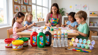 Tempera școlară – de ce este alegerea ideală pentru activitățile creative din grădiniță și școala primară?