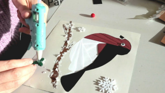 Tutorial: Iris Folding ∣ Tablou Pasăre