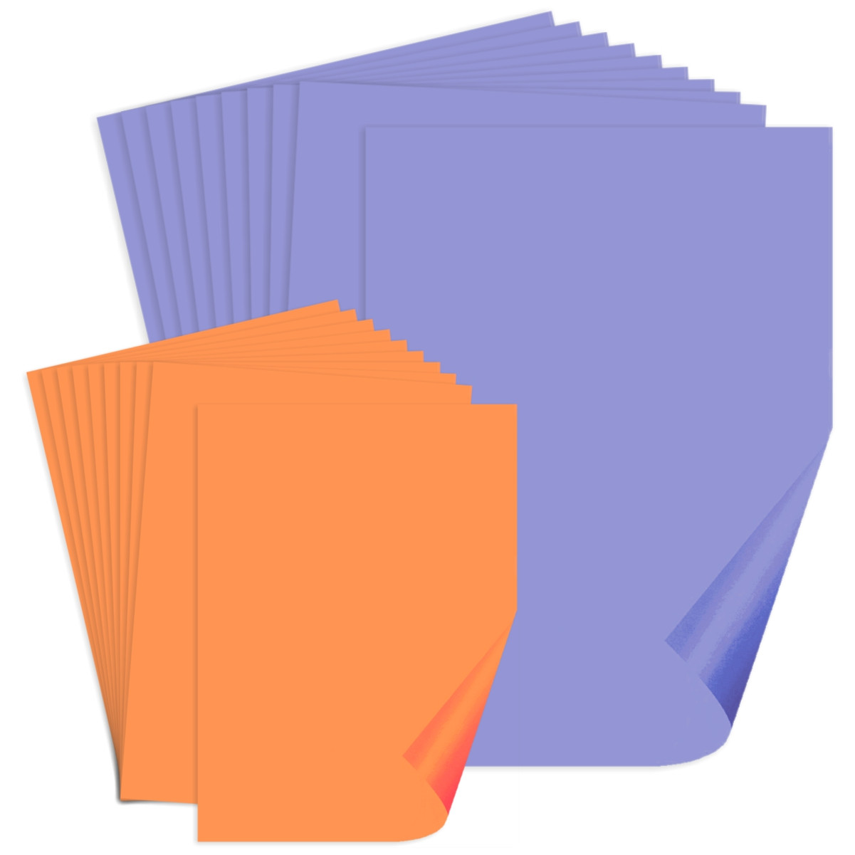 Hârtii și cartoane colorate simple A4 si A3