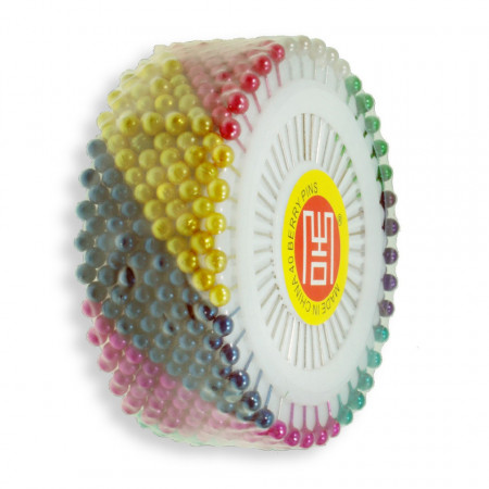 Ac cu perluta rotunda multicolor 12 rozete x 40 ace