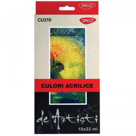 Acrilic 10 culori x 22ml/set Daco Artist CU310