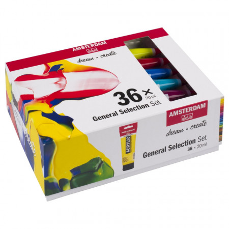 Acrilic 36 culori x 20ml/set Amsterdam 17820437