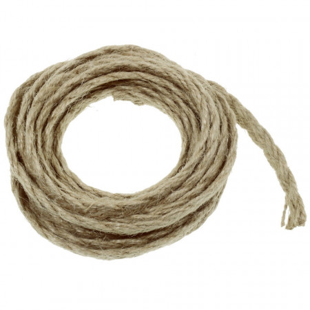 Banda sfoara iuta impletita 1cm x 3m