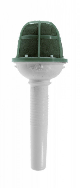 Burete flori umed verde microfon mini 14,5x4cm F2188