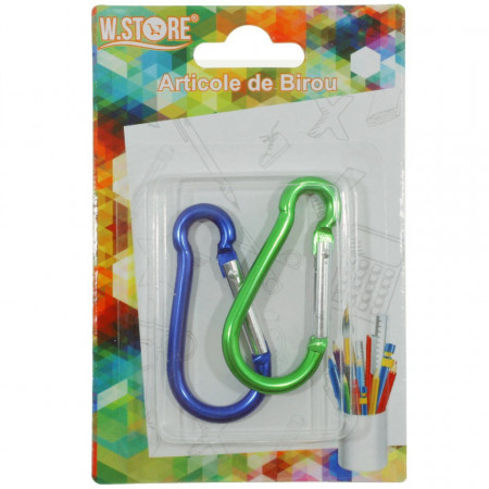 Carabina color 6cm 6# 2/set 505880