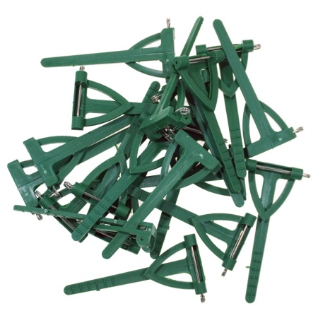 Cocarda T verde 7cm 20/set