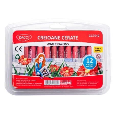 Creion color cerat 12/set Daco CC7012