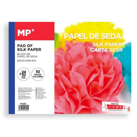Hartie de matase culori diverse 24x32cm 10/set MP PN208