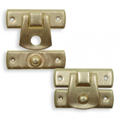 Inchizatoare aurie pentru cutie 3x2,2cm X20 2/set