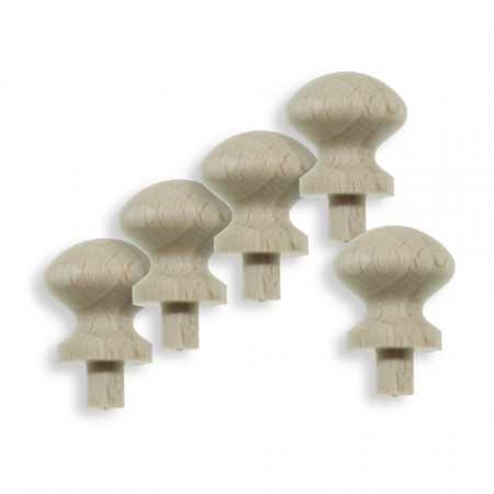 Maner lemn buton pentru sertar 2,2x1,6cm 5/set X50