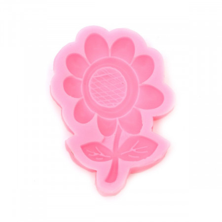 Matrita silicon floare 4,6x6,2x0,8cm 825197 roz