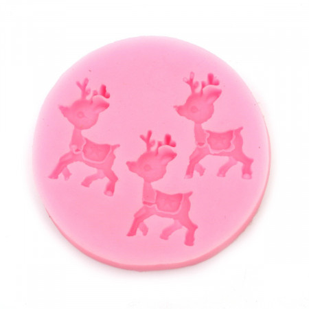 Matrita silicon rotunda reni 5,8x0,9cm 812355 roz