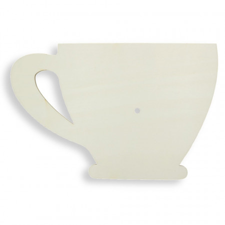 Suport placaj pentru ceas model ceasca ceai 19,3x30x0,4cm